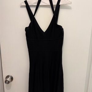 BCBGMaxAzria Black Backless Dress